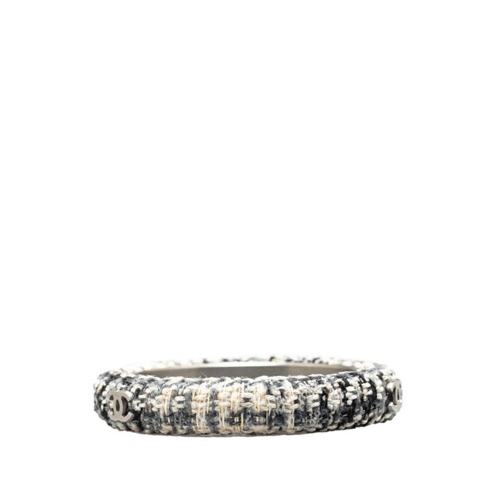 CHANEL Authentic Black Logo Bracelet - Picture 3 of 4